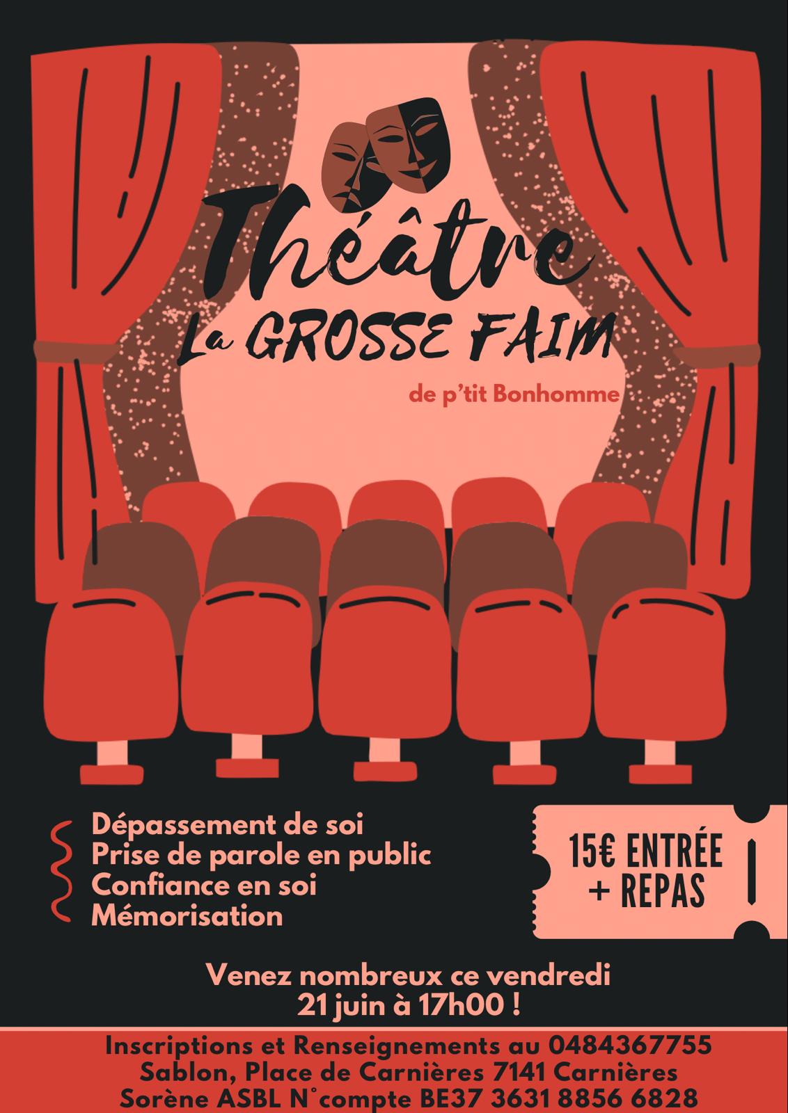 Théatre : La grosse faim de P’tit Bonhomme